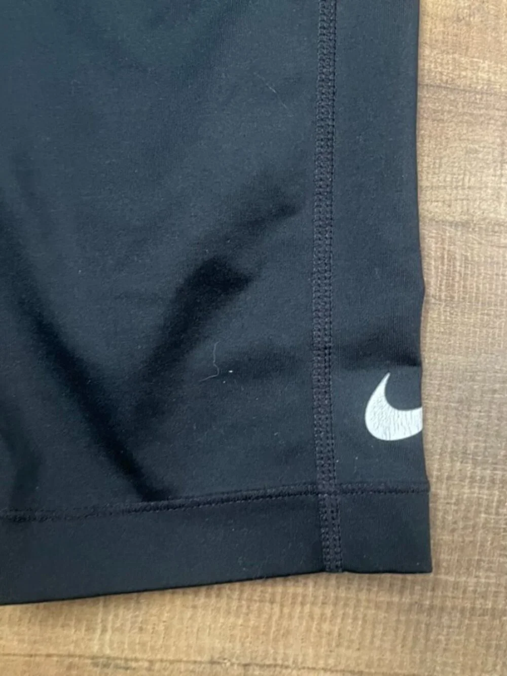 Nike Pro Black Dri Fit Cropped Leggings Womens Athletic Workout Tights Gym Small